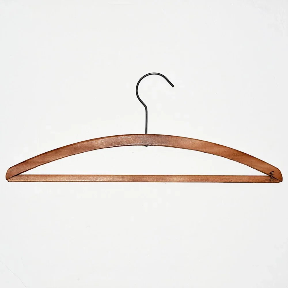 Vintage Engraved Wood Hanger from Hawaii Business by Pacific Coat Hanger